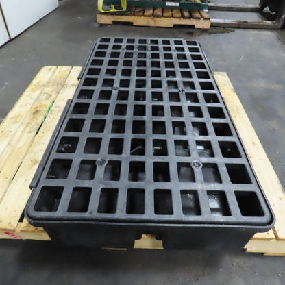 Condor 2 Drum Plastic Spill Containment Deck Pallet 30 Gallon Capacity