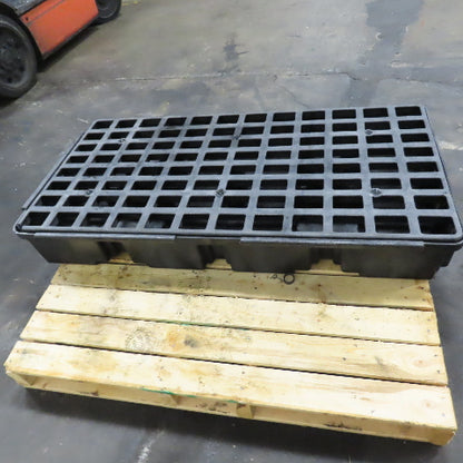 Condor 2 Drum Plastic Spill Containment Deck Pallet 30 Gallon Capacity