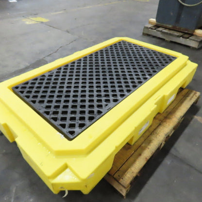 UltraTech 9610 2-Drum Polyethylene Secondary Spill Containment Pallet 66 Gal