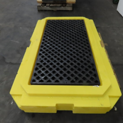 UltraTech 9610 2-Drum Polyethylene Secondary Spill Containment Pallet 66 Gal