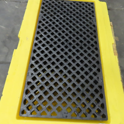 UltraTech 9610 2-Drum Polyethylene Secondary Spill Containment Pallet 66 Gal