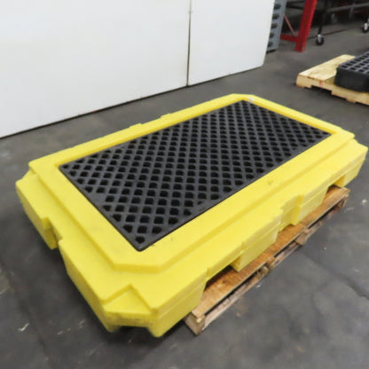 UltraTech 9610 2-Drum Polyethylene Secondary Spill Containment Pallet 66 Gal