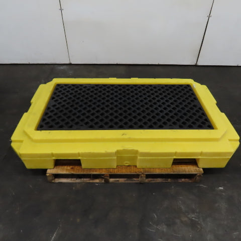 UltraTech 9610 2-Drum Polyethylene Secondary Spill Containment Pallet 66 Gal
