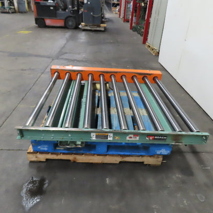 N/A 60" x 54" Chain Driven Power Roller Conveyor 230/460V 3Ph 48" BF