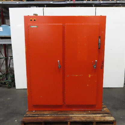 Hoffman 84" x 68" x 18" 2-Door Industrial Electrical Enclosure w/ Backplate