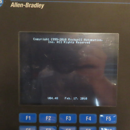 Allen-Bradley 2711-B6C1 Panelview 600 Ser C FRN 4.48 HMI Operator Interface