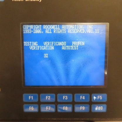 Allen-Bradley 2711-B6C1 Panelview 600 Ser C FRN 4.48 HMI Operator Interface
