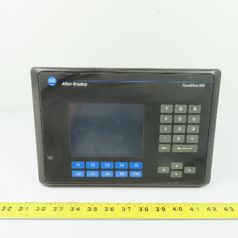 Allen-Bradley 2711-B6C1 Panelview 600 Ser C FRN 4.48 HMI Operator Interface