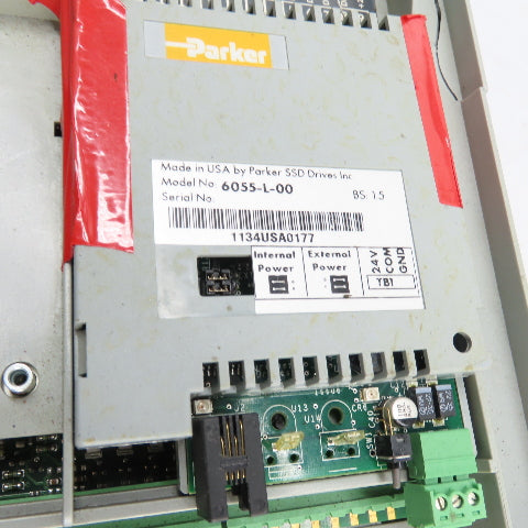 Parker 590PX-53270010-P00-U4V0 W/ Eurotherm 995 L BR42 590 DRV DC Drive