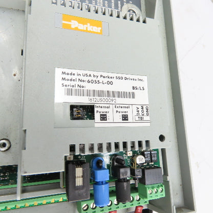 Parker 590PX-53270010-P00-U4V0 W/ Eurotherm 955L BR22 590 DRV DC Drive (Damaged)