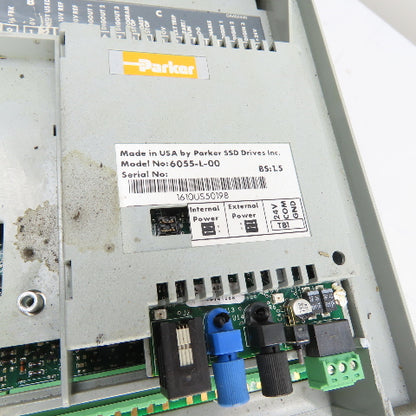 Parker 590PX-53270010-P00-U4V0 W/ Eurotherm 955-L-BR751 590 DRV DC Drive