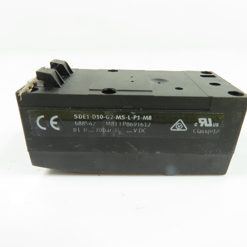 Festo 688542 SDE1-D10-G2-MS-L-P1-M8 Pressure Sensor Switch 0-10 Bar 24VDC