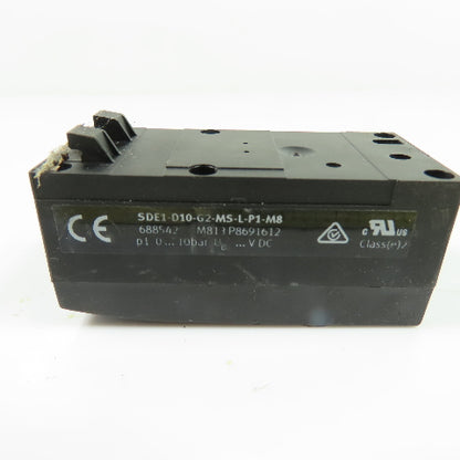 Festo 688542 SDE1-D10-G2-MS-L-P1-M8 Pressure Sensor Switch 0-10 Bar 24VDC