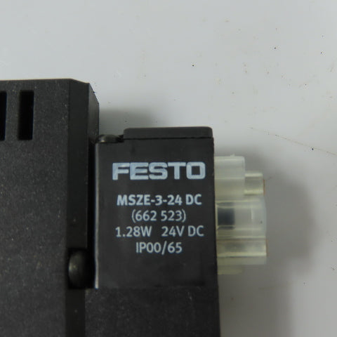 Festo 196939 CPE14-M1BH-5J-1/8 5/2-Way Solenoid Pneumatic Valve 24V DC