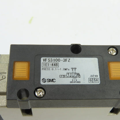 SMC VFS3100-3FZ 5-Port Pilot Operated Pneumatic Solenoid Valve 110-120VAC