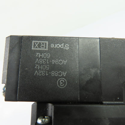 SMC VFS3100-3FZ 5-Port Pilot Operated Pneumatic Solenoid Valve 110-120VAC