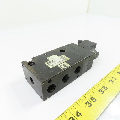 Parker B551BB549C 4-Way 3-Position Pneumatic Solenoid Valve 24VDC
