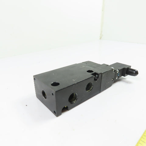 Parker B551BB549C 4-Way 3-Position Pneumatic Solenoid Valve 24VDC