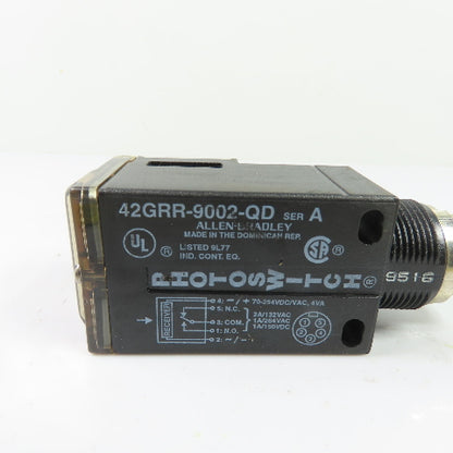 Allen-Bradley 42GRR-9002-QD Photoswitch Photoelectric Sensor 70-264VAC/DC