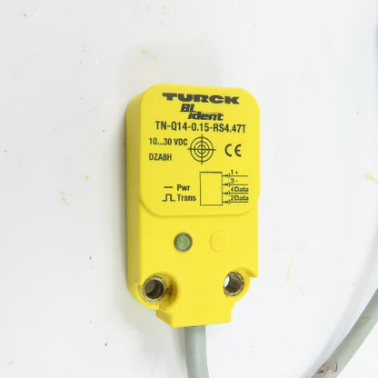 Turck TN-Q14-0.15-RS4.47T HF RFID Read/Write Head 10-30VDC M12 Connector