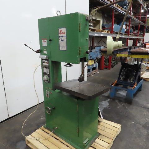 Enco 92250 18" x 11" Max Cutting Height Vertical Bandsaw 3Ph 220/480V