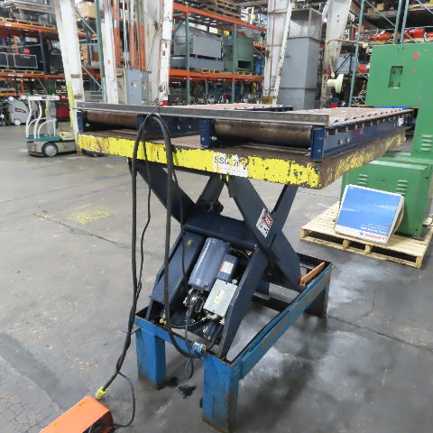 1.5 Ton* 3000lb 48" x 48" Electric Scissor Lift Table 115/208V 1Ph 59" Max