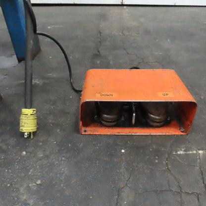 1.5 Ton* 3000lb 48" x 48" Electric Scissor Lift Table 115/208V 1Ph 59" Max