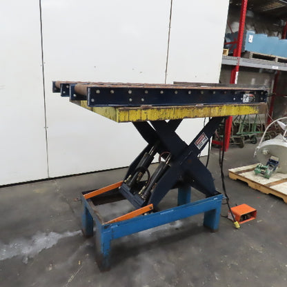 1.5 Ton* 3000lb 48" x 48" Electric Scissor Lift Table 115/208V 1Ph 59" Max
