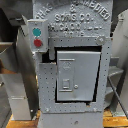 Chagel Hommedieu No. 16 Double End Polishing & Buffing Lathe Jack 220/440V 3Ph