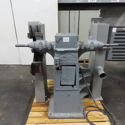 Chagel Hommedieu No. 16 Double End Polishing & Buffing Lathe Jack 220/440V 3Ph