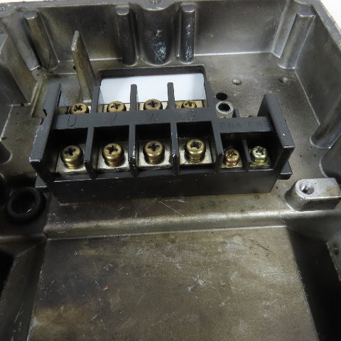 Fanuc A290-1003-X431 AC Spindle Motor Terminal Box Cover & Block Assembly