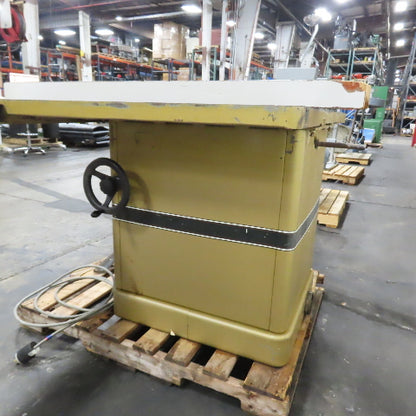 Powermatic Model 72A 14" Tilting Arbor Table Saw 3Ph 230/460V Tested