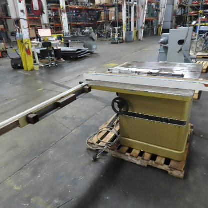 Powermatic Model 72A 14" Tilting Arbor Table Saw 3Ph 230/460V Tested