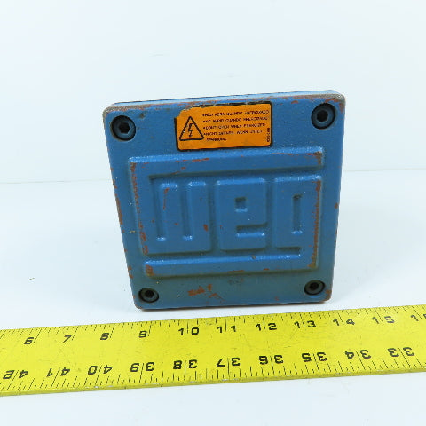 WEG 6008 5778Z Cast Iron Electric Motor Terminal Box 2.675" Hole Centers