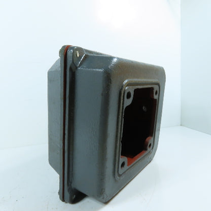 Leeson Cast Iron Motor Terminal Junction Box & Cover 4" Hole Center