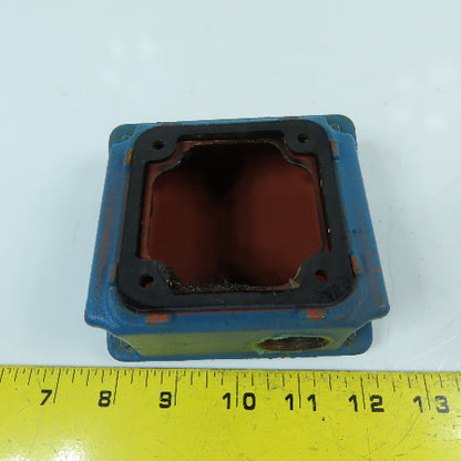 WEG 10897493 Cast Iron Electric Motor Terminal Box & Cover 4-1/4" x 4" x 2-1/4"