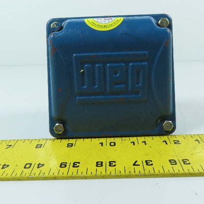 WEG 10897493 Cast Iron Electric Motor Terminal Box & Cover 4-1/4" x 4" x 2-1/4"