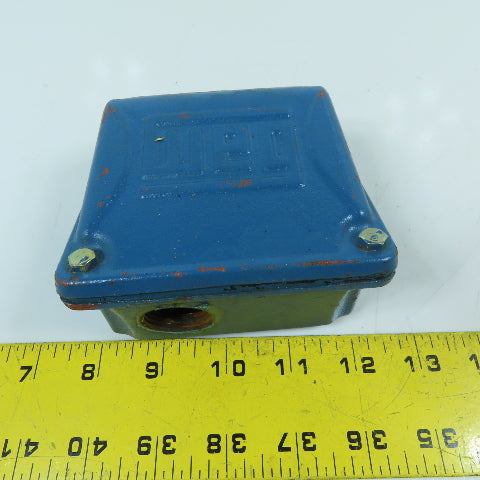 WEG 10897493 Cast Iron Electric Motor Terminal Box & Cover 4-1/4" x 4" x 2-1/4"