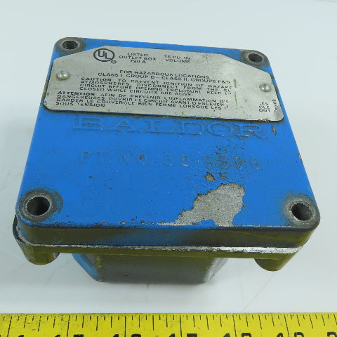 Baldor 35-9306 Explosion Proof Motor Terminal Box Hazardous Location