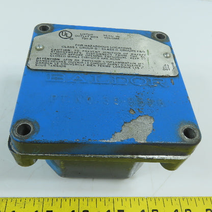 Baldor 35-9306 Explosion Proof Motor Terminal Box Hazardous Location