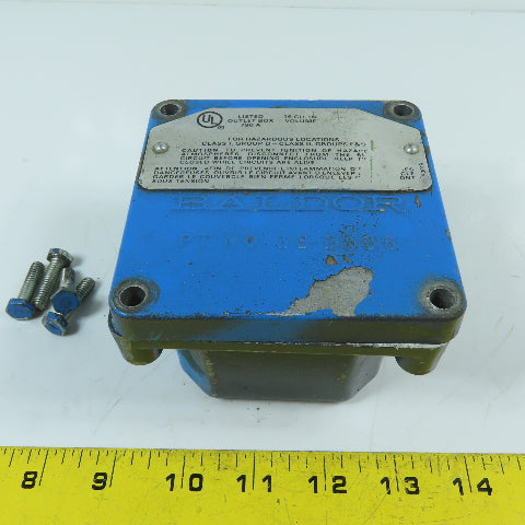 Baldor 35-9306 Explosion Proof Motor Terminal Box Hazardous Location