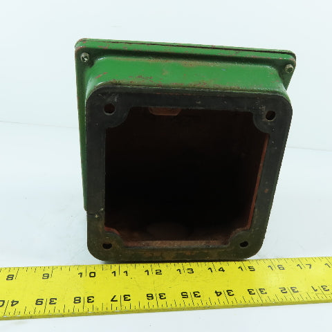 WEG Cast Iron Motor Terminal Box Enclosure & Lid 6-3/8" x 7"