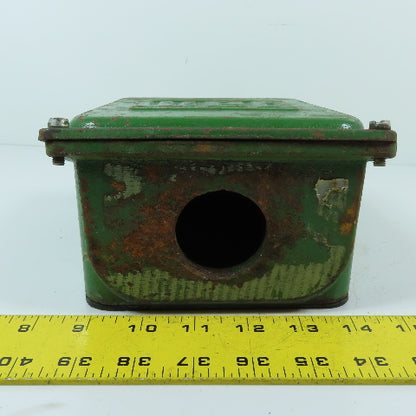 WEG Cast Iron Motor Terminal Box Enclosure & Lid 6-3/8" x 7"
