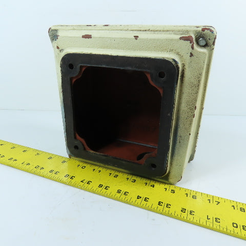 WEG 10871887 Cast Iron Motor Terminal Junction Box w/Gasket 4-1/4" Hole Centers