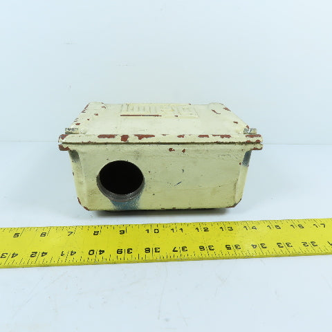 WEG 10871887 Cast Iron Motor Terminal Junction Box w/Gasket 4-1/4" Hole Centers