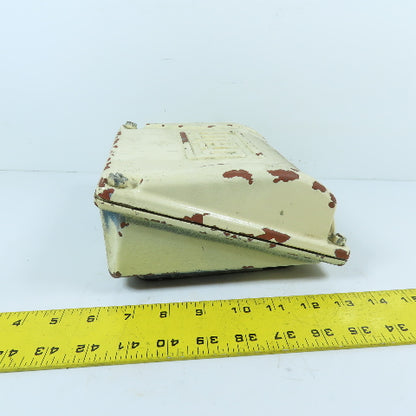 WEG 10871887 Cast Iron Motor Terminal Junction Box w/Gasket 4-1/4" Hole Centers