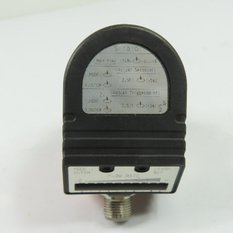 IFM SID10ADBFPKG/US SI1010 PNP Flow Sensor/Monitor 20-36VDC