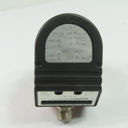 IFM SID10ADBFPKG/US SI1010 PNP Flow Sensor/Monitor 20-36VDC