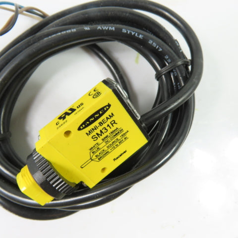 Banner SM31R MINI-BEAM Photoelectric Receiver Sensor +10 to 30V DC
