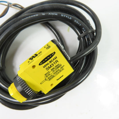 Banner SM31R MINI-BEAM Photoelectric Receiver Sensor +10 to 30V DC